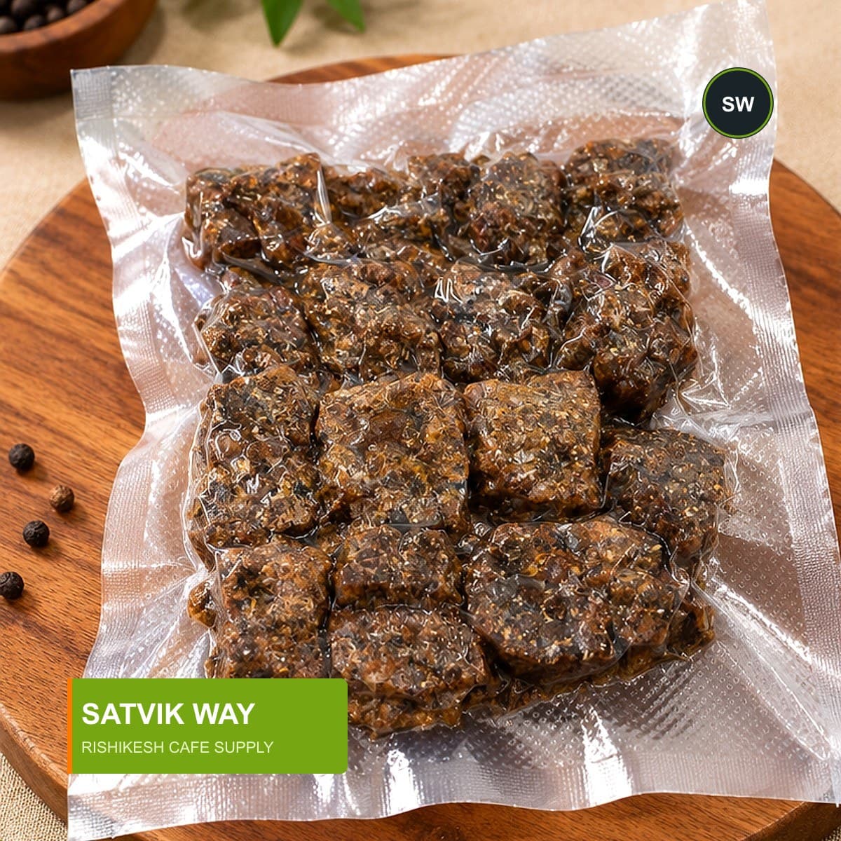 Soy Tempeh Cubes — Satvik Way tempeh, Rishikesh cafe supply
